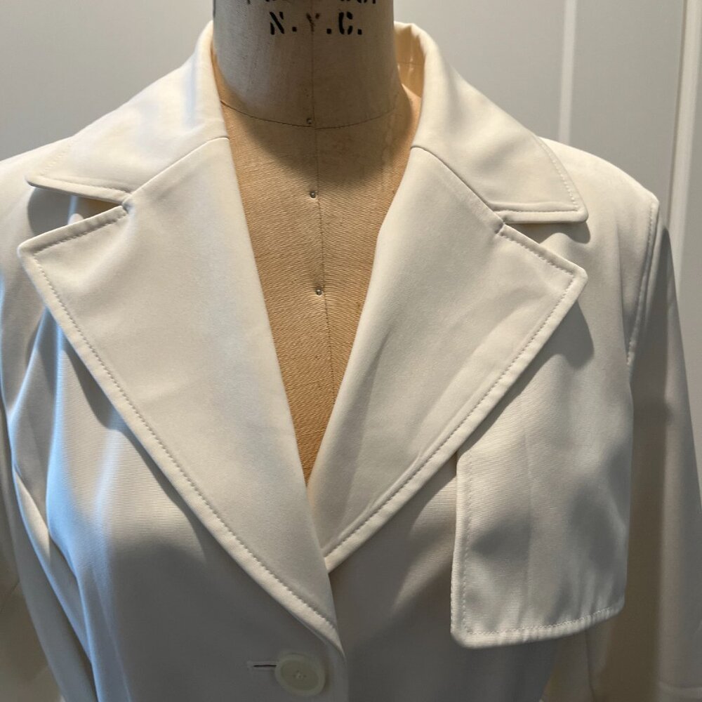 Alfani 3/4 Sleeve Trench Coat, Med - Picture 3 of 9